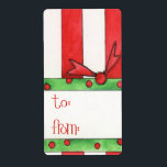 Etikett för julklapp fraktsedel<br><div class="desc">Etikett för julklapp</div>
