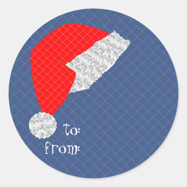 Etikett för julklapp "till från" (Framsida)