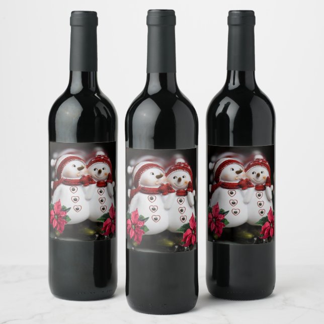 Etikett för julmat och dryck (Flaskor)