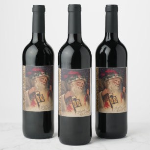 Etikett för julmat och dryck