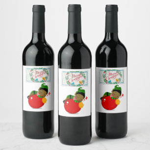 Etikett för julmat och dryck