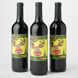 Etikett för julmat och dryck