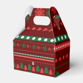 Etikett för julmat och dryck presentaskar