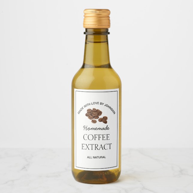 Etikett för kaffeextrakt (Framsida)