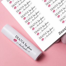 Etikett för klartryckt lock Gloss Tube