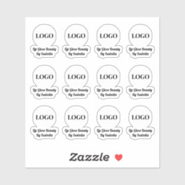 Etikett för kosmetisk Logotyp