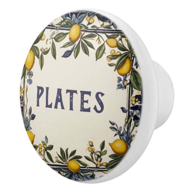 Etikett för Lemon Anpassningsbar Cupboard-kassett Knopp (Höger)