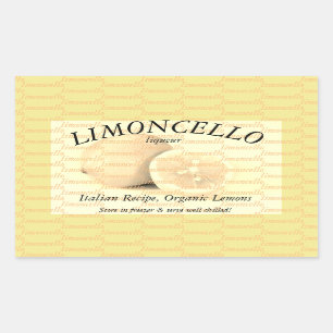 Etikett för Limoncello
