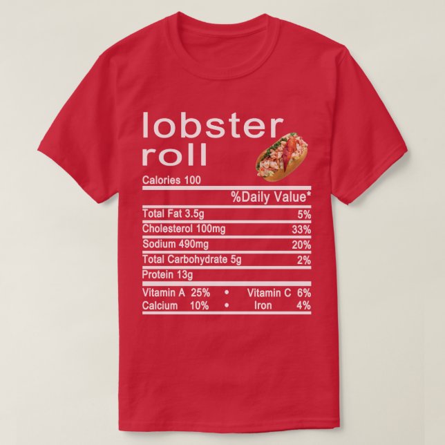 Etikett för losterrulle Näringsfenomen T Shirt (Design framsida)