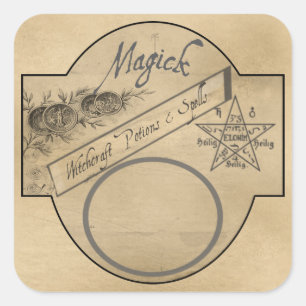 ETIKETT FÖR MAGICKPOSTER