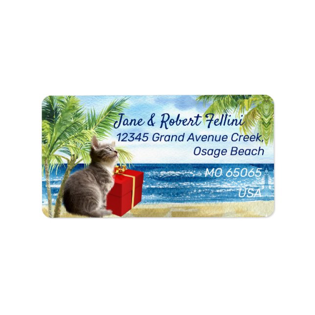 Etikett för matlagad anpassningsbar för matlagning adressetikett (Framsidan)