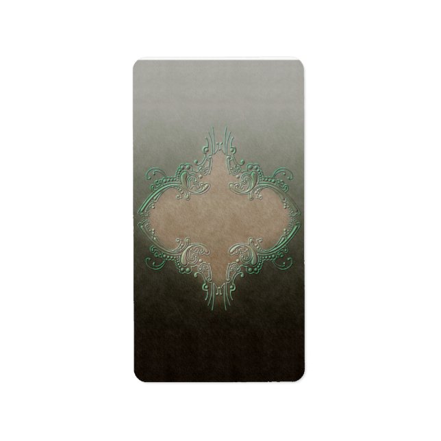 Etikett för medelstora Sötter Adressetikett (Framsidan)