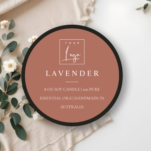 Etikett för minimal Rust-Logotyp för enkel Elegant (Skapare uppladdad)