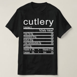etikett för näringsämnen t shirt