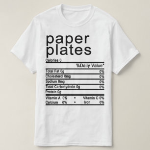 Etikett för näringsfakturor t shirt
