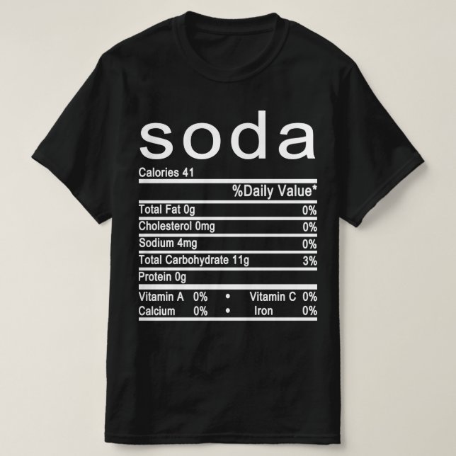 Etikett för näringsfakturor t shirt (Design framsida)