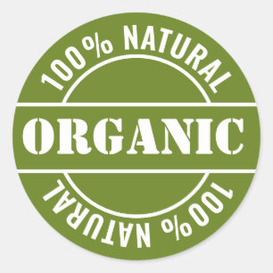 Etikett för naturprodukt