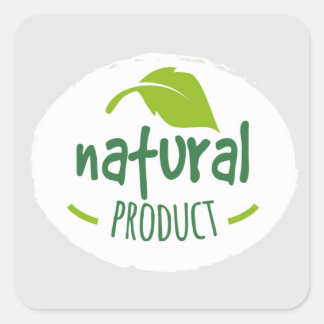 Etikett för naturprodukt