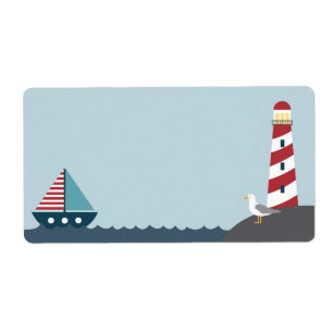 Etikett för Nautiskt tomt Fraktsedel