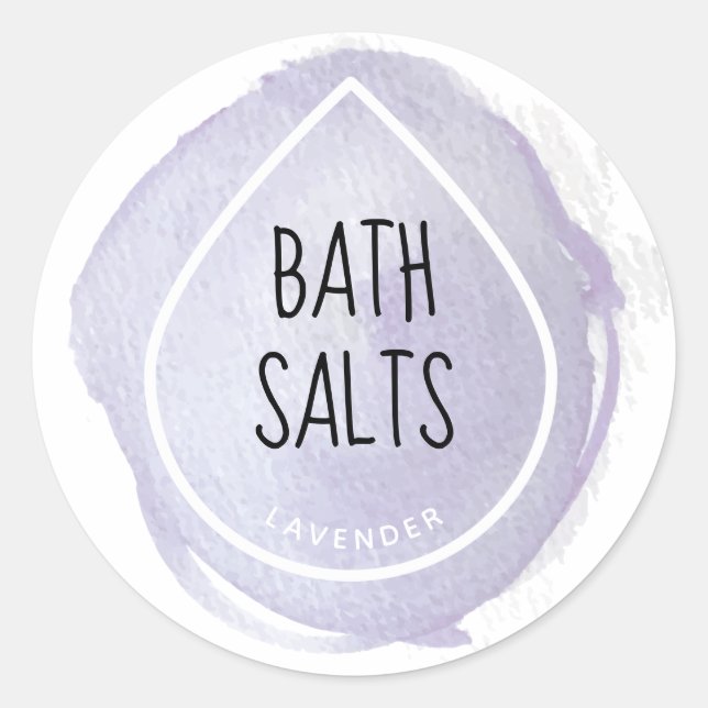 Etikett för oljebälte i Lavender Oil Drop Essentia (Framsida)