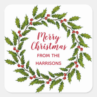 Etikett för påfyllning av julklapp