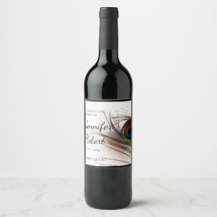 Etikett för Peacock Feather Glamor Vin