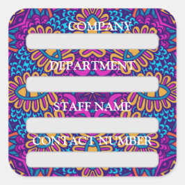 ETIKETT FÖR PERSONALETIKETT FÖR FÖRETAG