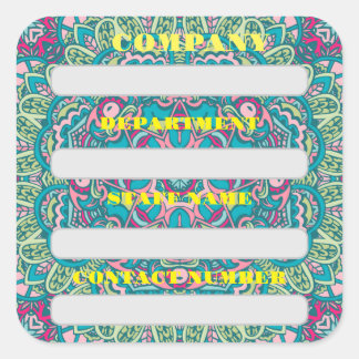 ETIKETT FÖR PERSONALETIKETT FÖR FÖRETAG