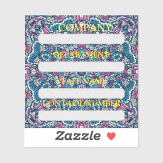 ETIKETT FÖR PERSONALETIKETT FÖR FÖRETAG