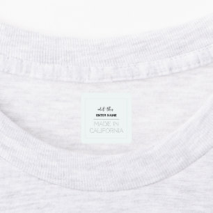 Etikett för personlig av anpassningsbar