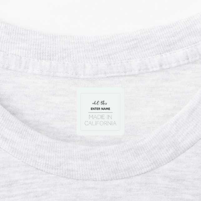 Etikett för personlig av anpassningsbar (Påsatt)