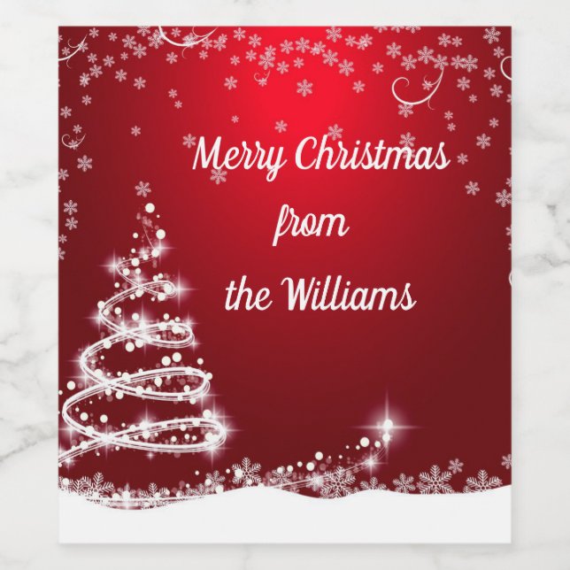 Etikett för Personlig vin (Singel etikett)