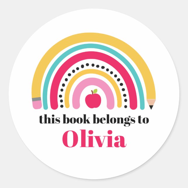 Etikett för Personligen Namn bok (Framsida)