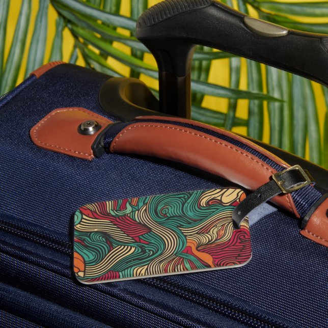 Etikett för prydnadstillbehör Resetillbehör Bagagebricka (Framsida Insitu 3)