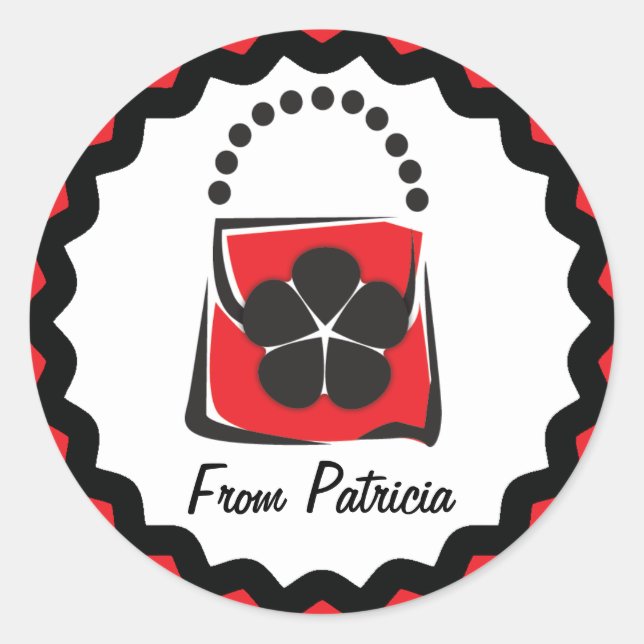 Etikett för Purse Gift (Framsida)