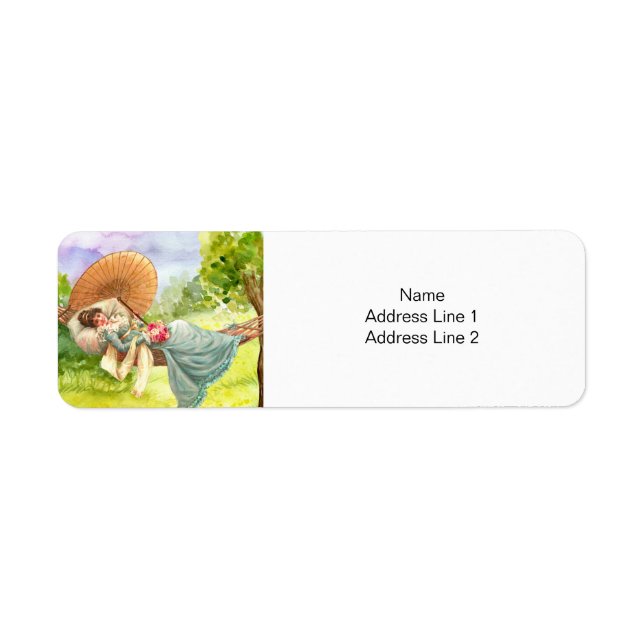 Etikett för returadress (Framsidan)