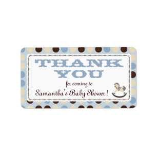 Etikett för Rocking Horse Boy TY Adressetikett