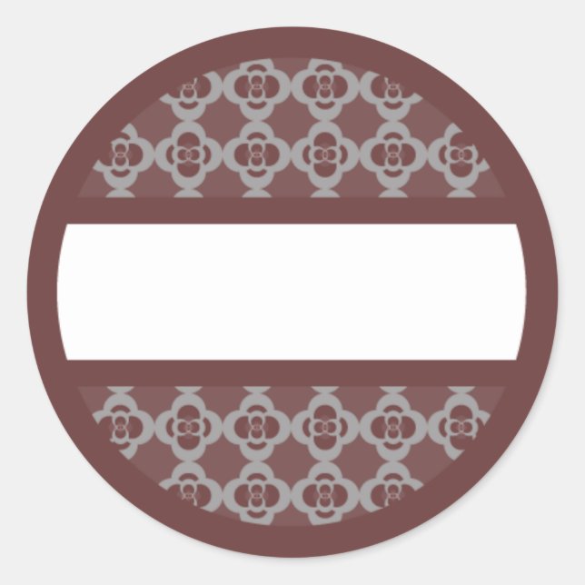  etikett för Runda Retro-etiketter (Framsida)