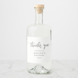 Etikett för Rustic Script Vin Flaska