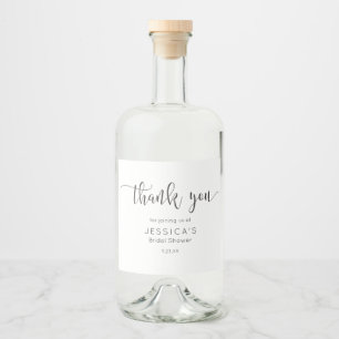 Etikett för Rustic Script Vin Flaska