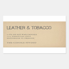 Etikett för Rustic Vintage Kraft Papper Packaging