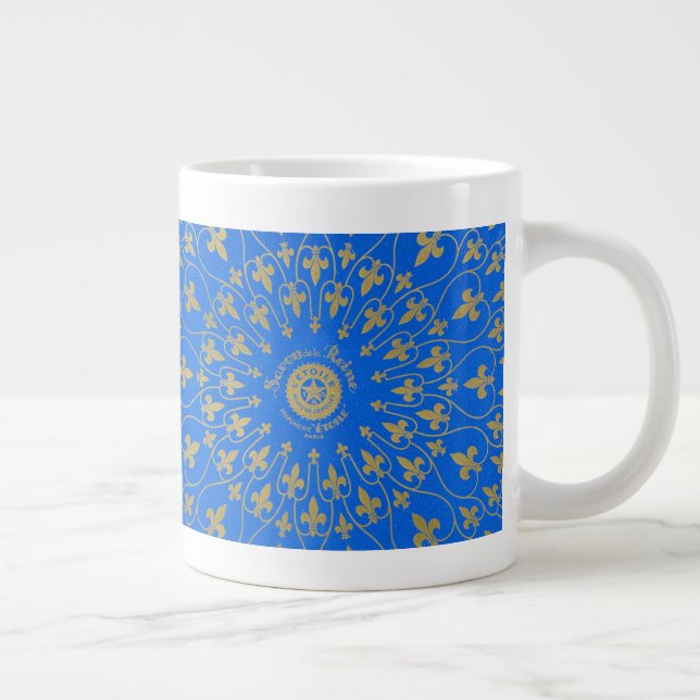 Etikett för Savon de la Reine Soap Jumbo Mugg (Höger)