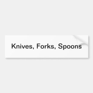 Etikett för Silverware-låda/