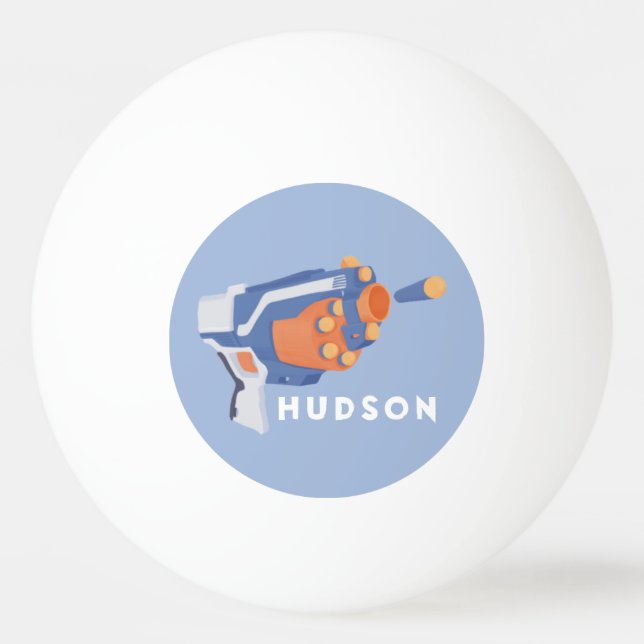 Etikett för Skumpipipipett anpassad design Pingisboll (Framsidan)