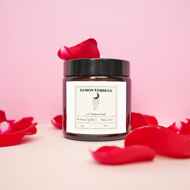 Etikett för snabbnedladdning av Crescent Måne Star Inbjudningar (Skapare uppladdad)