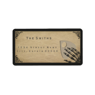 Etikett för spritadress adressetikett