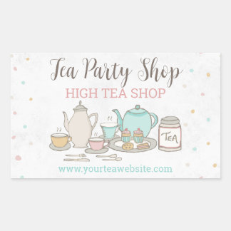 Etikett för tea Party Business High Tea-etikett