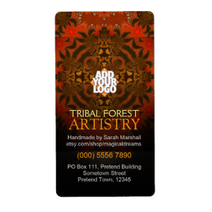 Etikett för Tiger Tribal Forest Artistry Fraktsedel