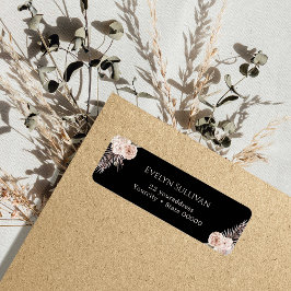 Etikett för Tropical ro return address Returadress Etikett