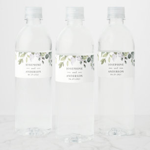 Etikett för Vattenflaska av Eucalyptus Wedding Rec